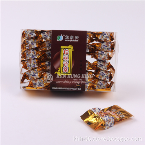 Alibaba Hot Sale Aluminum Foil Gusset Vacuum Small Tea Bags